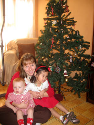 There may not be any snow outside (nor any expectation for any) but it is just about Christmas